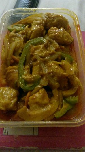 Vegan Chicken (Satay) at Wawin Vegan Chinese in Leeds