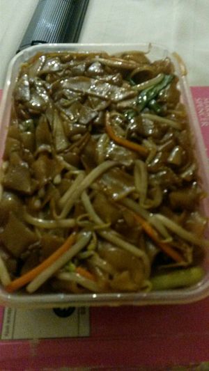 Vegan noodles at Wawin Vegan Chinese in Leeds