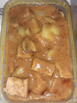 VG tofu curry at Wawin Vegan Chinese in Leeds