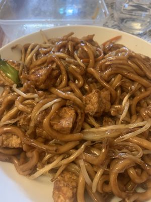 Tofu udon   at Wawin Vegan Chinese in Leeds