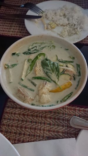 Thai Green Curry at Thaitastic in Llandudno