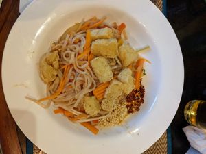 Tofu pad Thai at Thaitastic in Llandudno