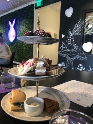 Valentines vegan platter at Drink Me Tea Room in Tempe