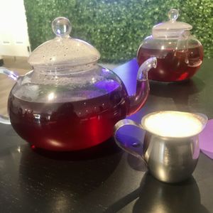 Decaf pumpkin pie tea - so yummy and not overpowering with coconut milk  at Drink Me Tea Room in Tempe