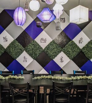 Drink Me! Tea Room's private room. at Drink Me Tea Room in Tempe