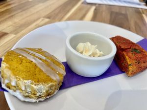 Scones! at Drink Me Tea Room in Tempe