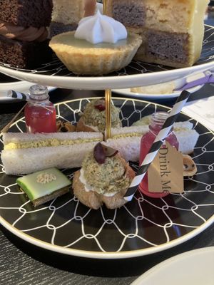 Vegan savory treats   at Drink Me Tea Room in Tempe