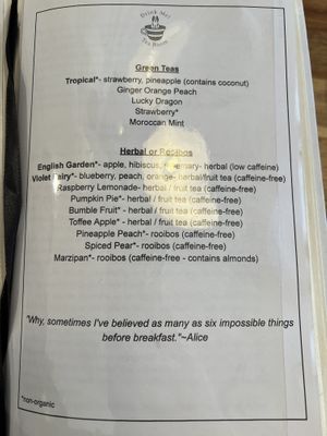   at Drink Me Tea Room in Tempe