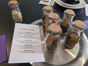 Organic featured teas at Drink Me Tea Room in Tempe