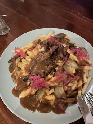 Loaded fries  at Shromaždiště in Prague