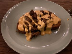 Deep fried bread at Shromaždiště in Prague