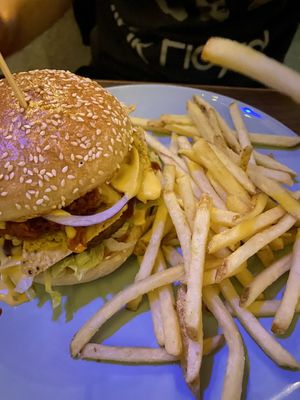 Chili burger  at Shromaždiště in Prague