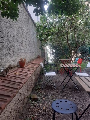 Lovely garden at Shromaždiště in Prague