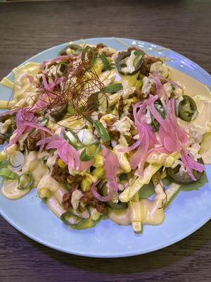 Chili cheese fries   at Shromaždiště in Prague