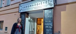 Enterance at Shromaždiště in Prague