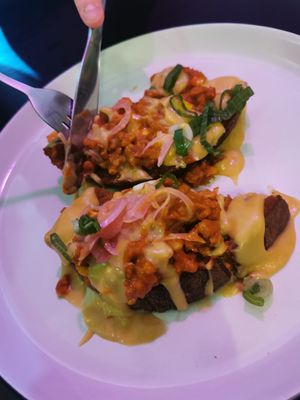 Fried bread at Shromaždiště in Prague