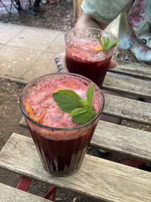 Homemade lemonade  at Shromaždiště in Prague