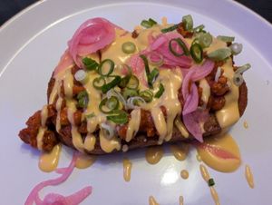 Chilli topinka at Shromaždiště in Prague