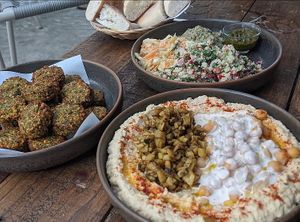 Falafel at Milk & Honey in Koh Tao