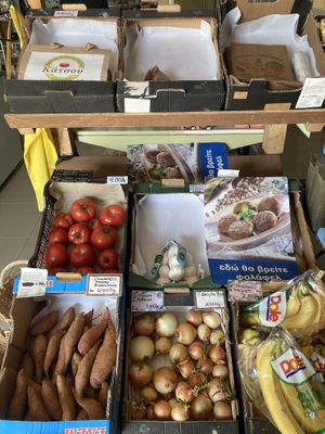   at Just Vegan in Kalamata