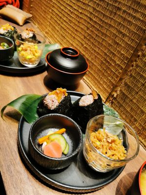 Onigiri Set at Oukan Tea in Berlin