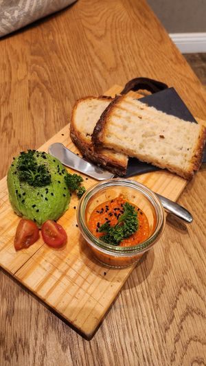 Avocadostulle in vegan at Kaffeesack in Baden Baden