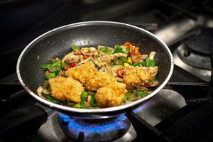Salt and pepper tofu at Nature's Street Chef in Crewe