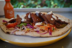 Gyros  at Nature's Street Chef in Crewe
