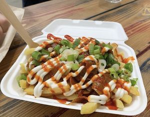 Doner and chips!  at Nature's Street Chef in Crewe