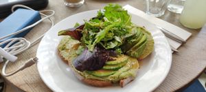Avocado toast at Season Marais in Paris