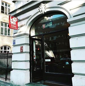 Café Diba from the outside. at Diba in Munich