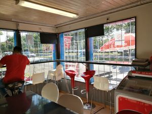 Windows at 7 Days Pizza & Grill in Malmo