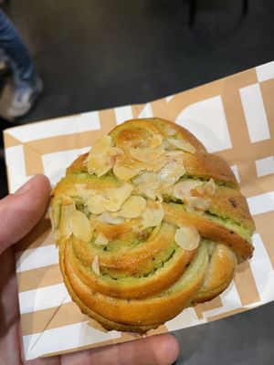 Pistachio pastry  at Karl Fazer Cafe in Helsinki