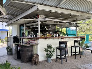 Cute kitchen hut   at El Tiki Bar and Restaurant in Playa Flamingo