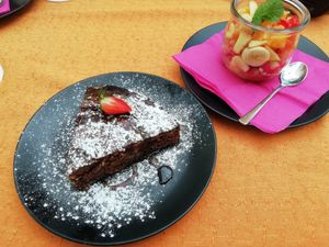Banana bread at Amadeo in Bad Reichenhall