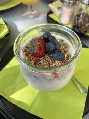 Vegan Jogurt  at Amadeo in Bad Reichenhall