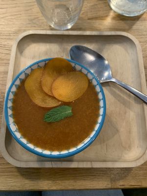 Gaspacho d’abricot   at Symbiozh in Rennes