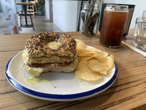 Little Benny - Eggs Benedict Vegan Bagel at Sable in Richmond