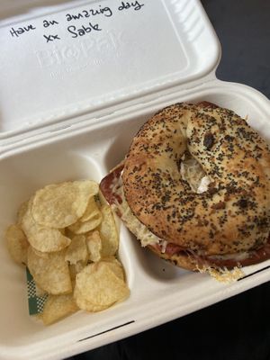 Franco Cozzo everything bagel 😋 at Sable in Richmond