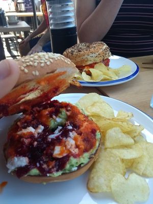 Amazing bagels at Sable in Richmond