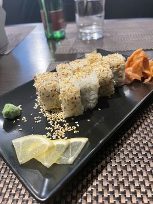 Japanese veggie sushi   at Panda Sushi in Zadar