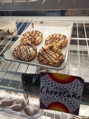 Cheezecake at Peace Love Coffee in St Charles