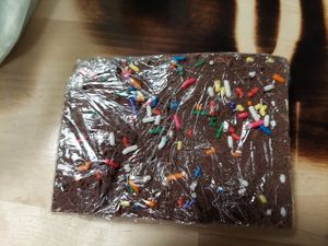 Brownie at Peace Love Coffee in St Charles