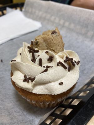 Cookies cupcake! at Peace Love Coffee in St Charles