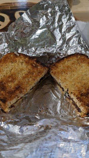 Grilled Cheezus at Peace Love Coffee in St Charles