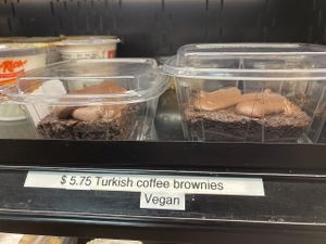 Vegan brownies  at Troy Grille in Kent