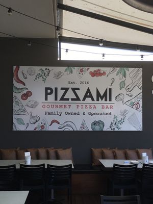 Another sign at Pizzami Gourmet Pizza Bar in Peregian Beach