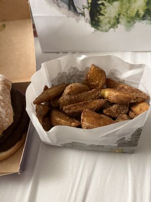 Potato wedges  at Hans im Glück in Munich