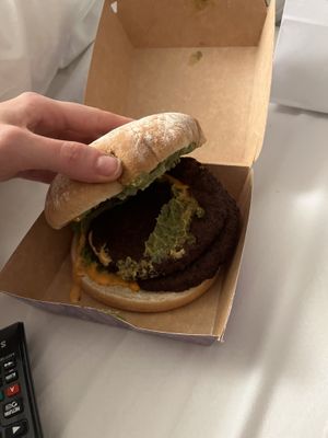 Helena burger (double patty)  at Hans im Glück in Munich