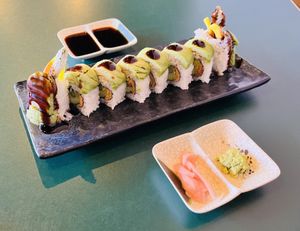 Green Dragon roll  at UCHI in West Bridgford